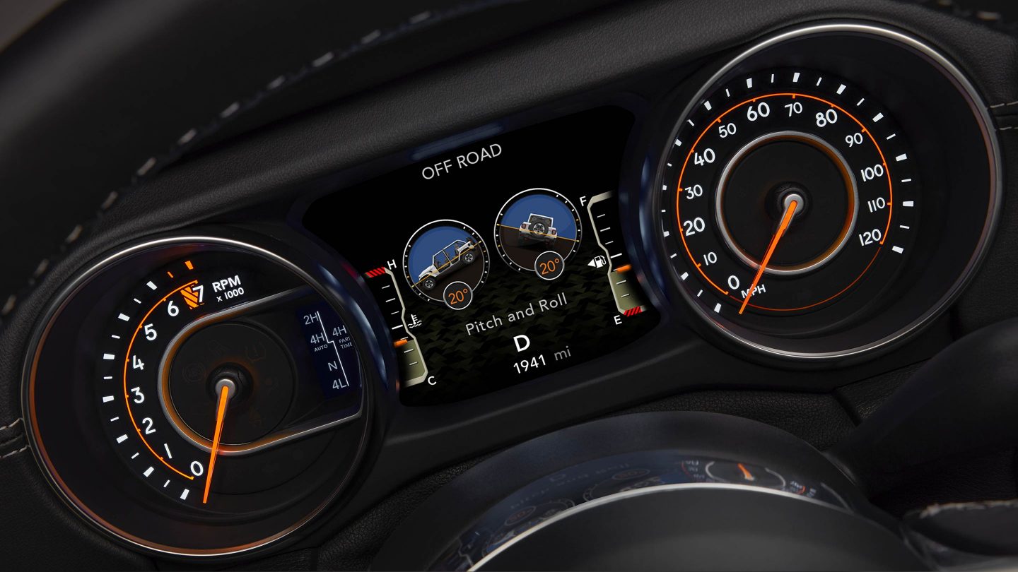 2018 Jeep All-New Wrangler Instrument Cluster 2018 Jeep All-New Wrangler Instrument Cluster