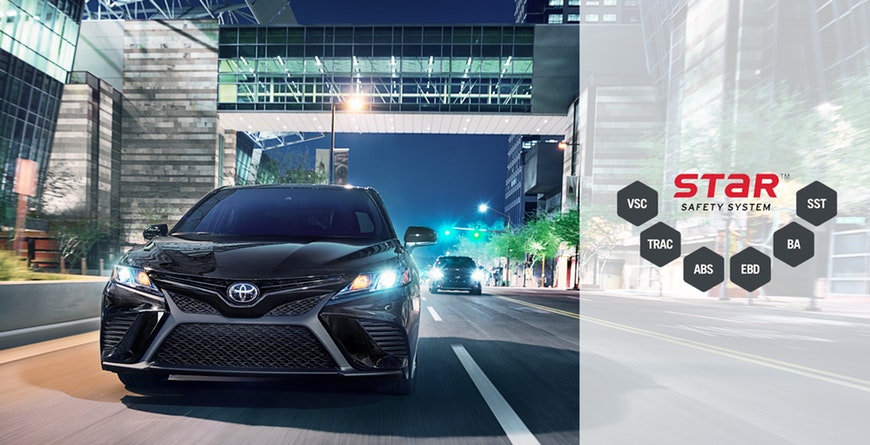 New 2019 Toyota Camry Hybrid Star Safety System™ New 2019 Toyota Camry Hybrid Star Safety System™