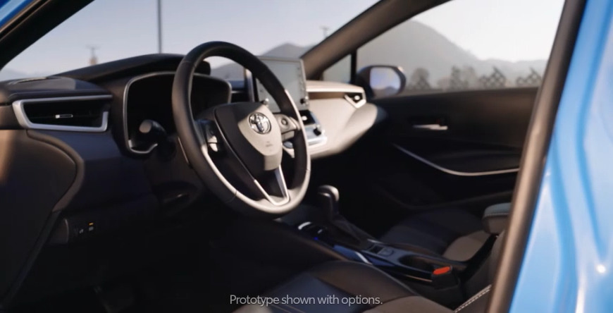 New 2019 Toyota Corolla Hatchback Piano-Black Accents And Stitching On Soft-Touch Interior And Doors New 2019 Toyota Corolla Hatchback Piano-Black Accents And Stitching On Soft-Touch Interior And Doors