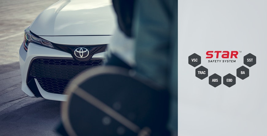 New 2019 Toyota Corolla Hatchback Star Safety System™ New 2019 Toyota Corolla Hatchback Star Safety System™