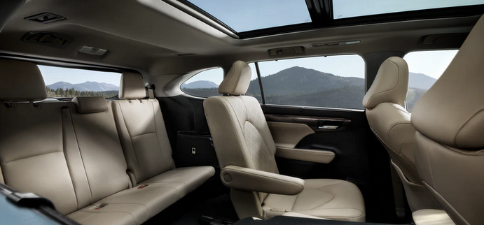 New 2020 Toyota Highlander Third-row seating New 2020 Toyota Highlander Third-row seating