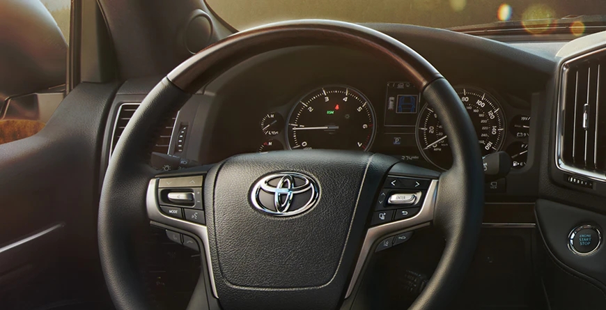 New 2020 Toyota Land Cruiser Leather-trimmed, Heated Steering Wheel New 2020 Toyota Land Cruiser Leather-trimmed, Heated Steering Wheel