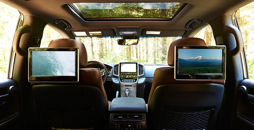 New 2020 Toyota Land Cruiser Rear-seat DVD entertainment system New 2020 Toyota Land Cruiser Rear-seat DVD entertainment system